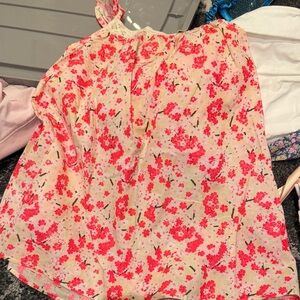 Floral Sleeveless Top